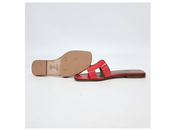 Sandali Oran Hermès Rosso - vista 4