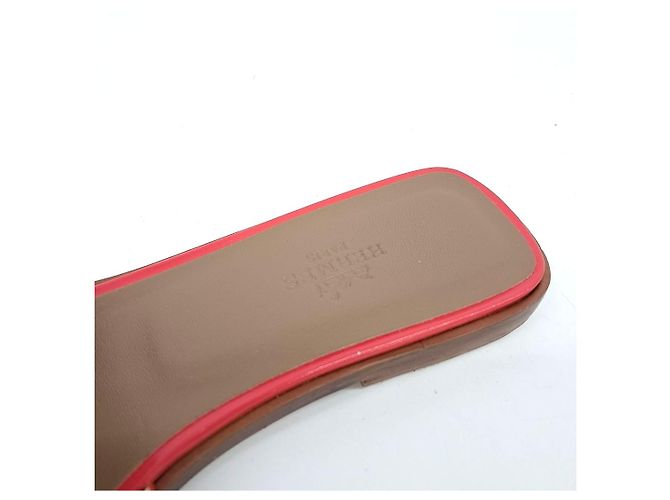 Sandali Oran Hermès Rosso - vista 6