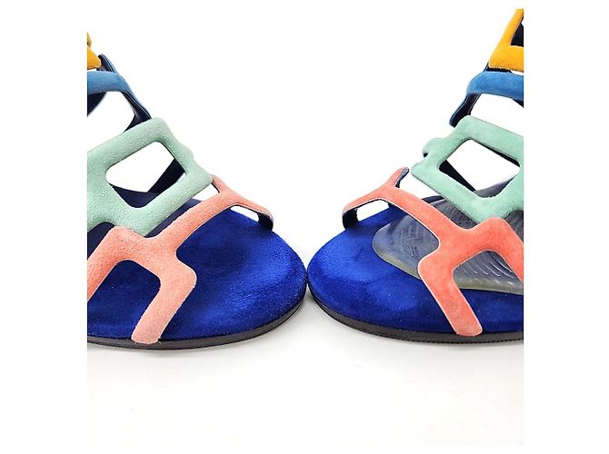 Hermès Sandali in scamosciato - vista 2