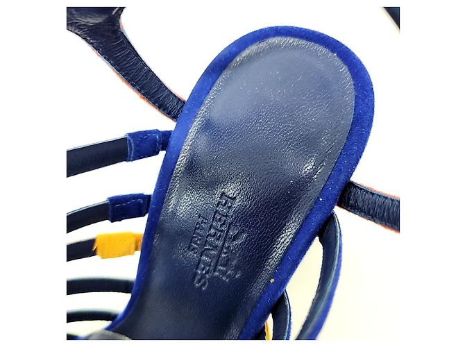 Hermès Sandali in scamosciato - vista 6