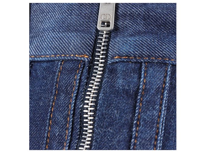 Jupe en denim Christian Dior - vue 4