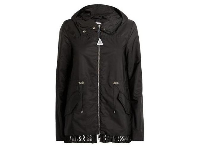 Moncler BAABA Parka Jacke Schwarz - Ansicht 4