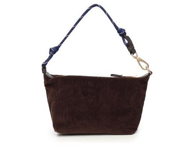 Miu Miu Pochette in velluto a coste Blu - vista 6