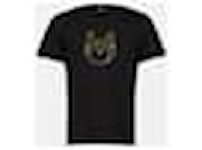 Moncler Baumwoll-T-Shirt mit Monogramm Schwarz - Ansicht 2