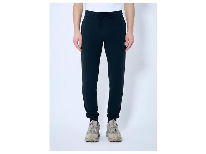 Moncler Pantalones de chándal de algodón con parche de logo - vista 4