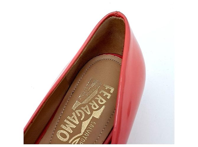 Salvatore Ferragamo Ferragamo Lack Varina Ballerinas Pink - Ansicht 6