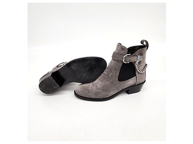 Salvatore Ferragamo Botines Ferragamo Castaño - vista 4