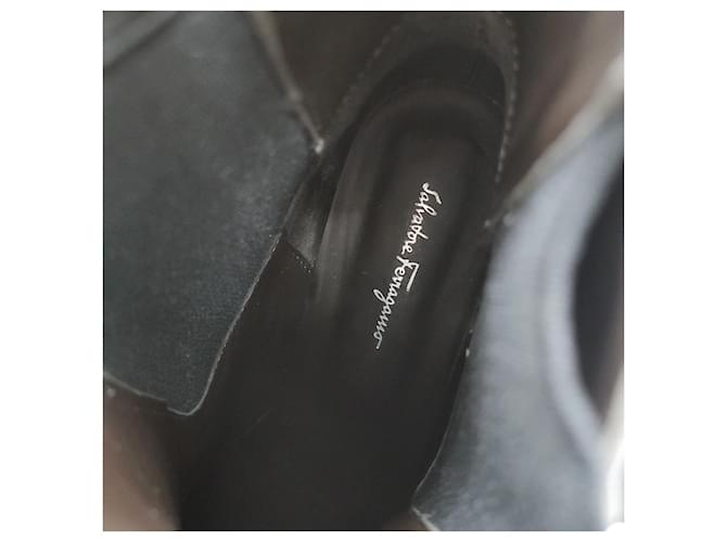 Salvatore Ferragamo Botines Ferragamo Castaño - vista 6