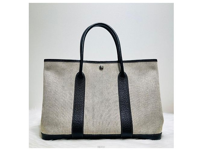 Hermès Garden Party Tragetasche Weiß - Ansicht 3