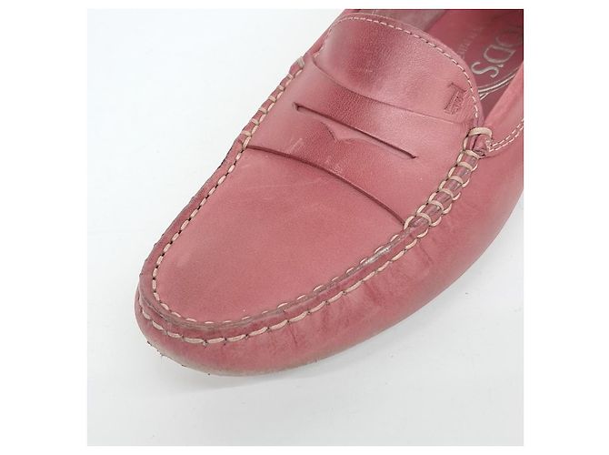 Mocassini Tod's Rosso - vista 5