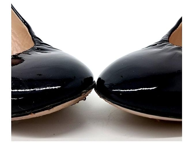 Bally Lackleder Schuhe Schwarz - Ansicht 2