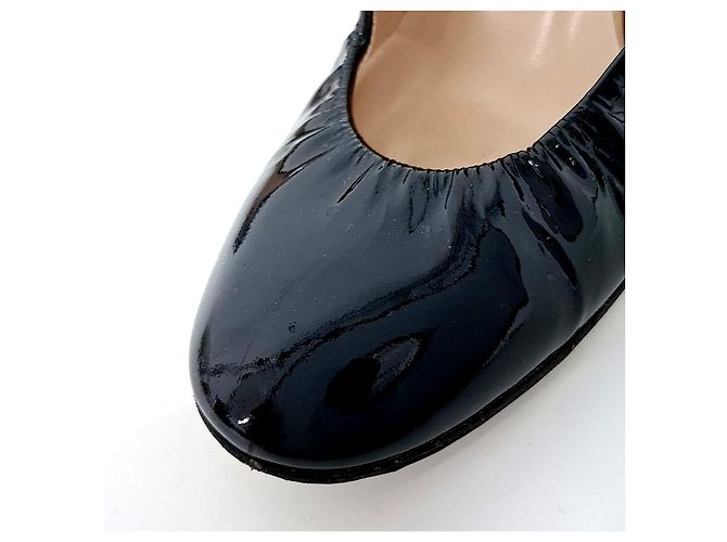 Bally Lackleder Schuhe Schwarz - Ansicht 5