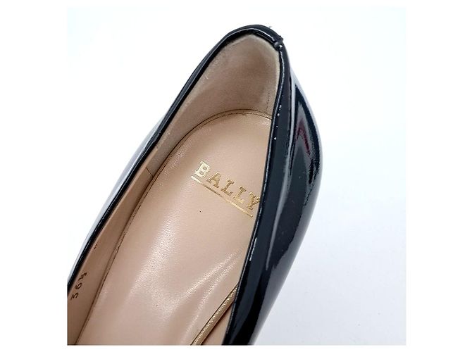 Bally Lackleder Schuhe Schwarz - Ansicht 6