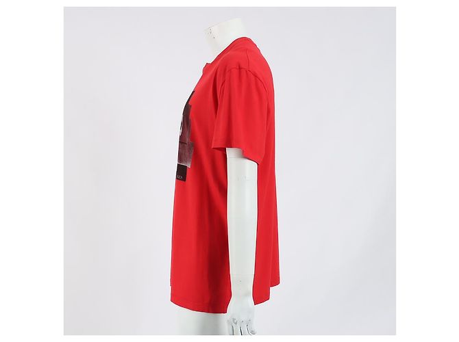 T-shirt a maniche corte Alexander McQueen Rosso - vista 2