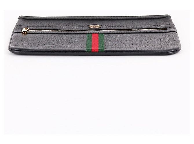 Gucci Ophidia Black Leather Clutch Bag - vista 6