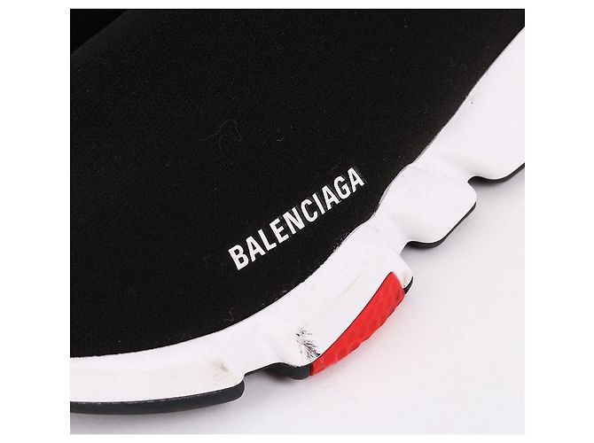 Balenciaga Sneakers Neri da Uomo Speedrunner Rosso - vista 4