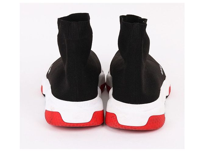 Balenciaga Sneakers Neri da Uomo Speedrunner Rosso - vista 6