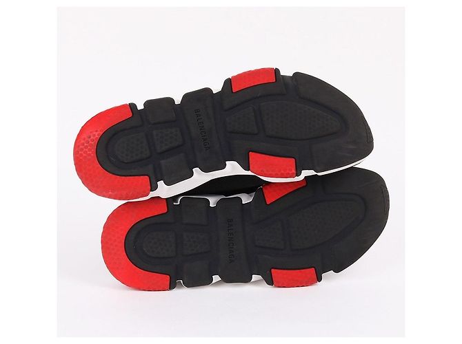 Balenciaga Sneakers Neri da Uomo Speedrunner Rosso - vista 7
