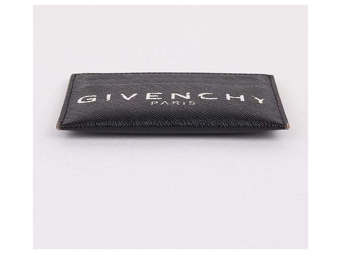 Givenchy Vintage Signature Logo Card Holder Black - view 5
