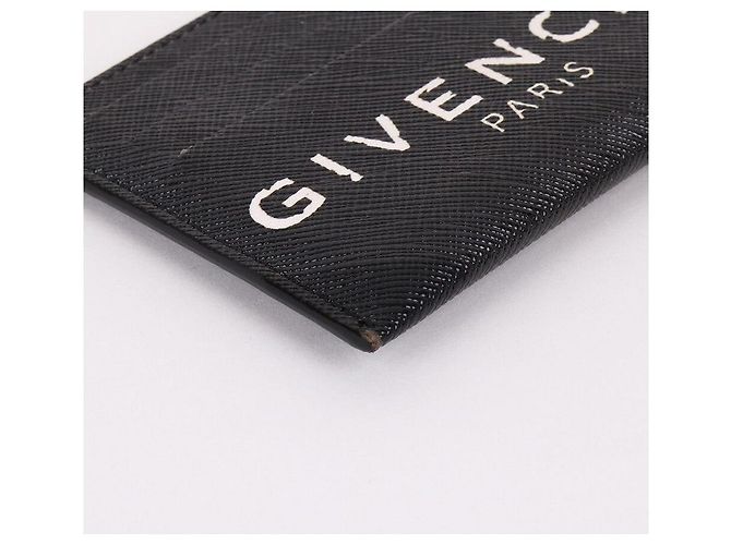 Givenchy Vintage Signature Logo Card Holder Black - view 6
