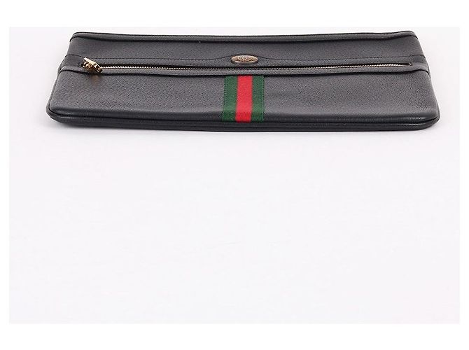 Gucci Clutch in pelle nera Ophidia Nero - vista 6