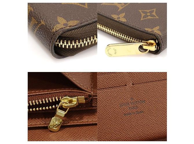 Louis Vuitton Monogramm Canvas Zippy Organizer Geldbörse Schwarz - Ansicht 7
