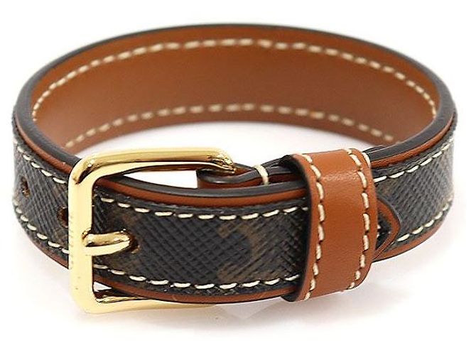 Céline Bracciale da Donna in Pelle di Vitello Tan Triope Marrone - vista 3