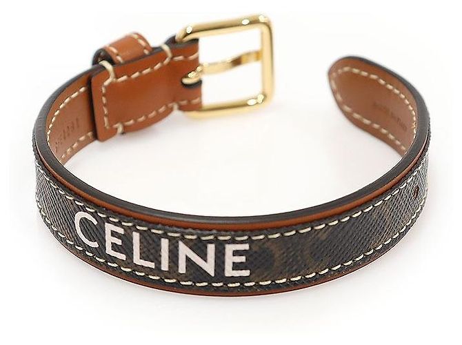 Céline Bracciale da Donna in Pelle di Vitello Tan Triope Marrone - vista 4