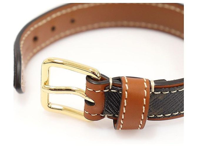 Céline Bracciale da Donna in Pelle di Vitello Tan Triope Marrone - vista 5