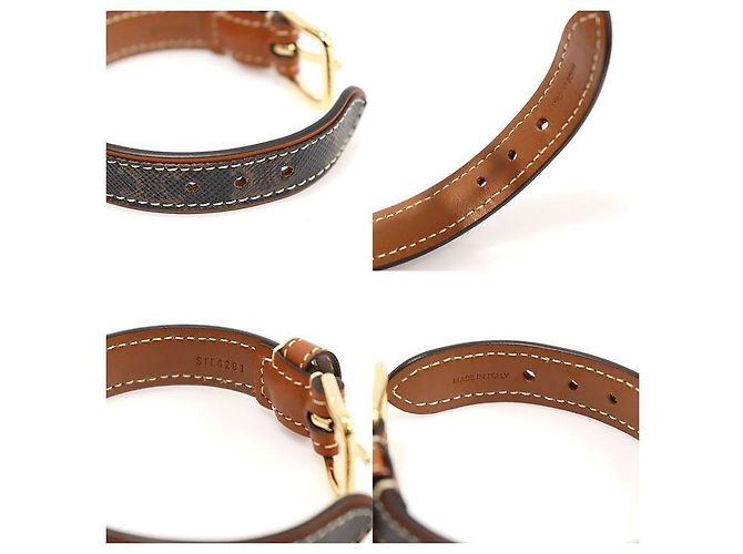 Céline Bracciale da Donna in Pelle di Vitello Tan Triope Marrone - vista 7
