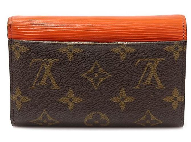 Louis Vuitton Monogram Canvas Piment Epi Leather Marie Lou Compact Wallet Red - view 3