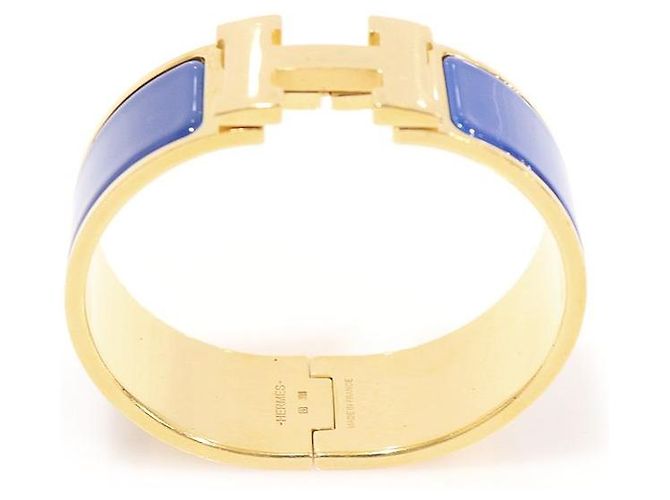 Hermès Bracciale Click in Smalto Blu IMPERIALE - vista 3