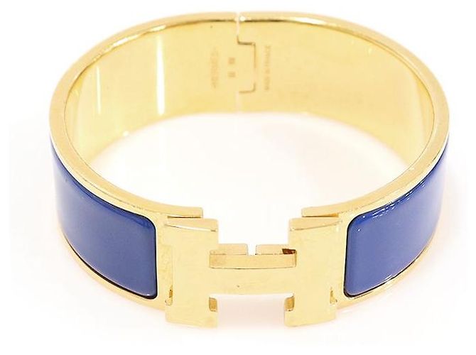 Hermès Bracciale Click in Smalto Blu IMPERIALE - vista 4