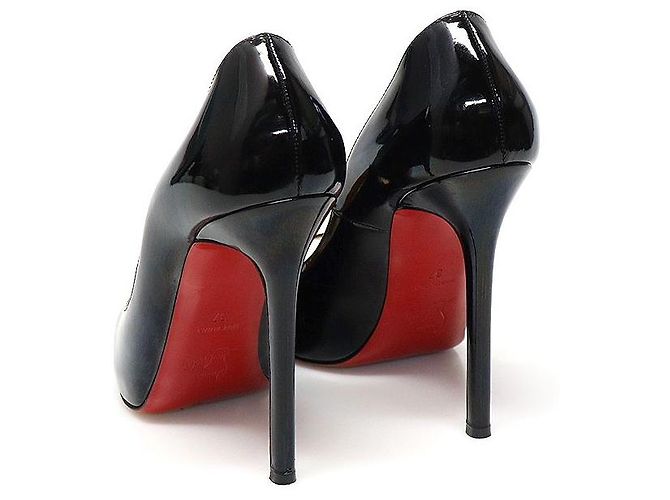 Christian Louboutin Pumps FLO nere in vernice per donne Marrone - vista 5