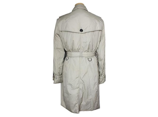 Burberry Abrigo Padding Trench Brit Castaño - vista 2