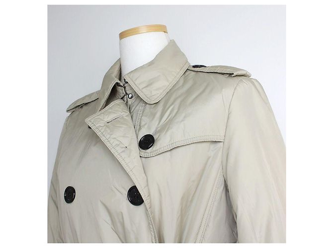 Burberry Abrigo Padding Trench Brit Castaño - vista 4