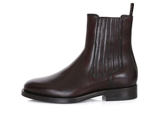 Brunello Cucinelli Stivali Chelsea in mogano Nero - vista 3
