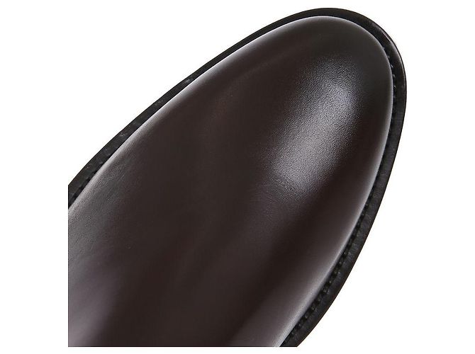 Brunello Cucinelli Stivali Chelsea in mogano Nero - vista 7