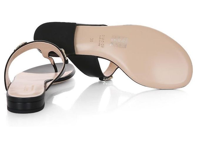 Gucci Sandali infradito in pelle Horsbit Multicolore - vista 6