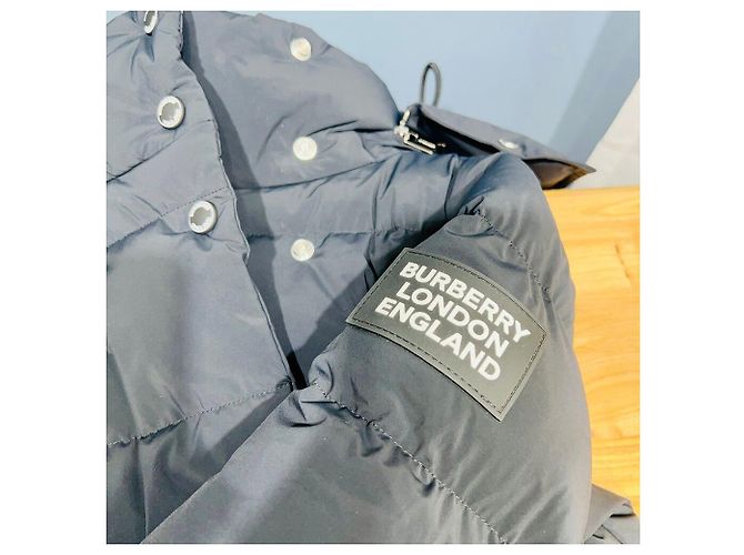 Burberry Effingham Long Daunenjacke Blau - Ansicht 2