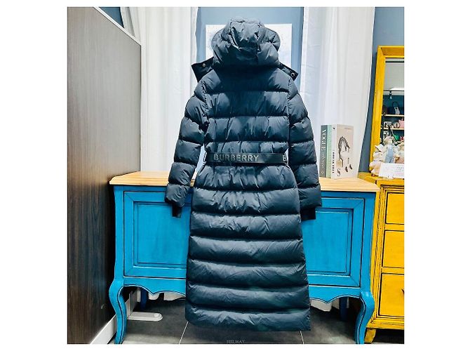 Burberry Effingham Long Daunenjacke Blau - Ansicht 6
