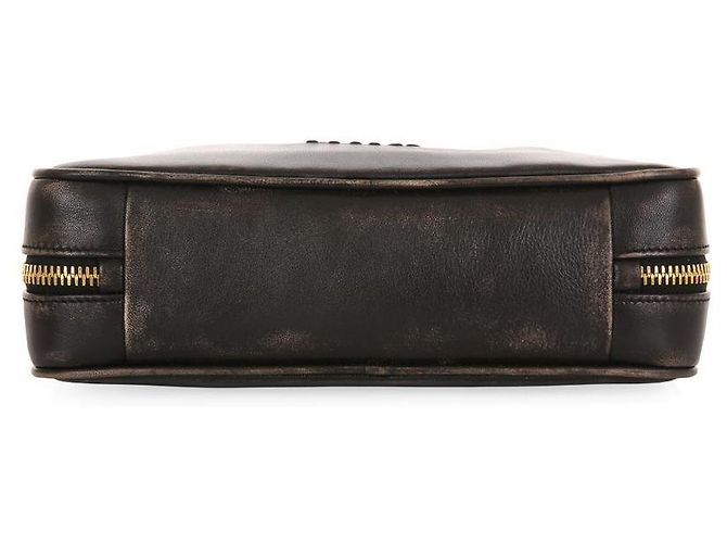Miu Miu Piccola borsa a spalla in pelle nappa rinforzata Nero - vista 5
