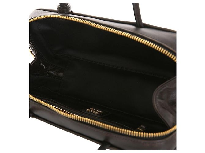 Miu Miu Piccola borsa a spalla in pelle nappa rinforzata Nero - vista 9