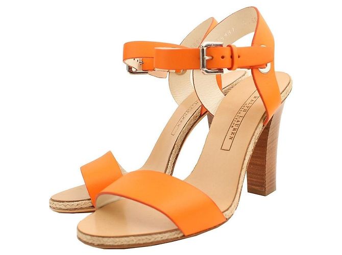 Ralph Lauren Orange Strap Sandale - Ansicht 2