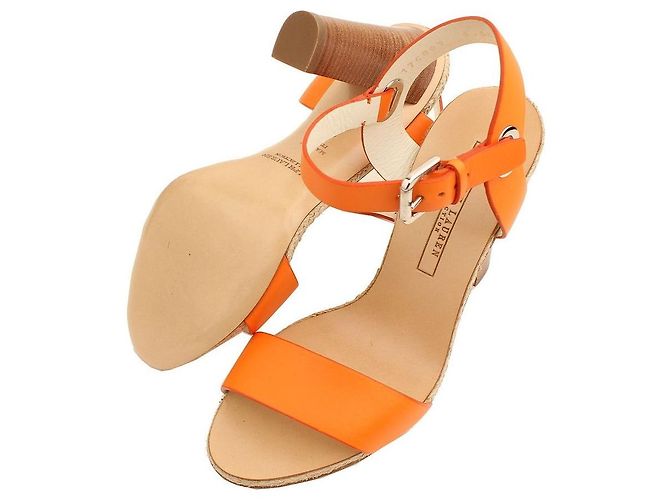 Ralph Lauren Orange Strap Sandale - Ansicht 4