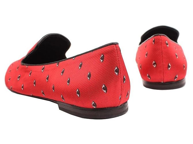 Kenzo Slip-On Red EYE Rosso - vista 5