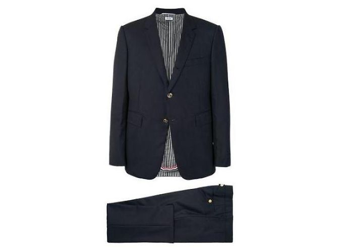 Thom Browne Klassisch geschnittenes Super-Woll-Twill-Anzug - Ansicht 4