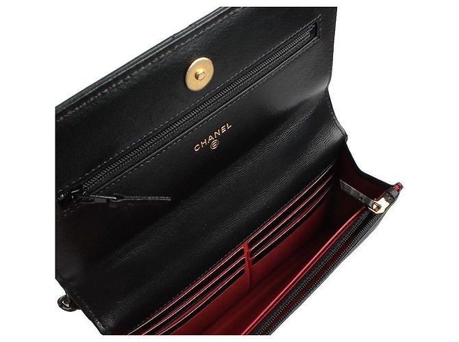 Chanel 19 Chanel Mini Crossbody Bag WOC aus Lammleder - Serie Schwarz - Ansicht 5