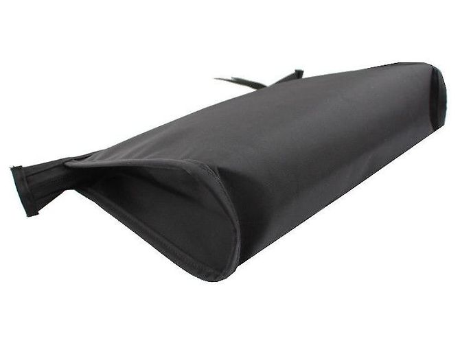 Repetto Pochette in tessuto con logo nero - vista 3