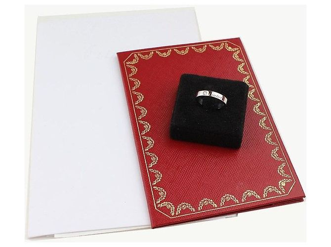 Cartier Platin-Diamantring US-Größe Weiß - Ansicht 5